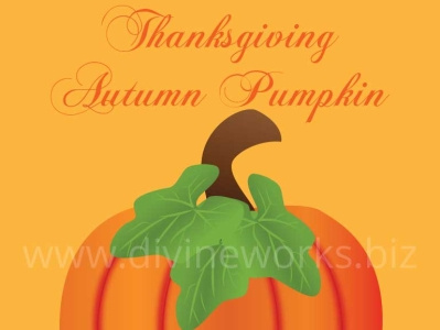 Thanksgiving Pumpkin Vector