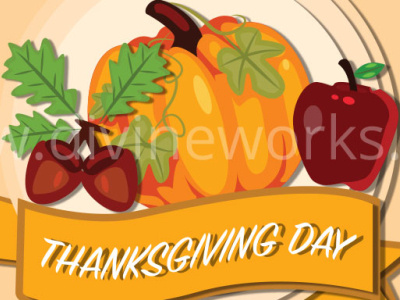 Thanksgiving Pumpkin Illustration adobe illustrator happy thanksgiving day illustration pumpkin vector thanksgiving day vector graphic vector illustration