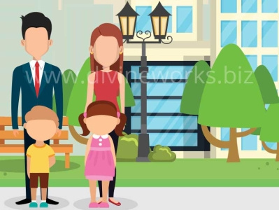 Family Vector Illustration adobe illustrator characters vectors illustration family characters vector free art free vector graphic design illustration vector illustration