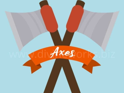 Axes Vector Illustration