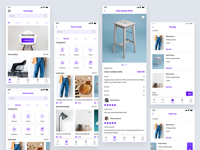 Outlet Shop app concept design shop shopping app ui ux