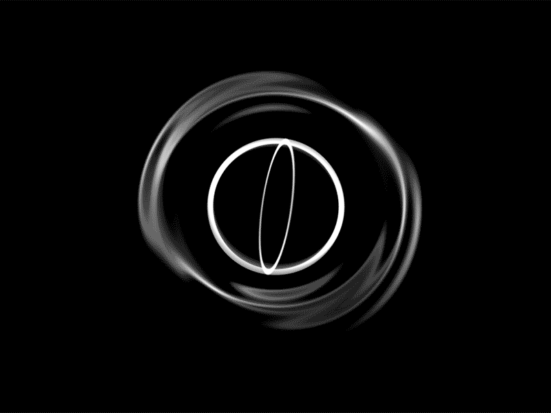 Three circles animation after effects black and white circles loop motion design