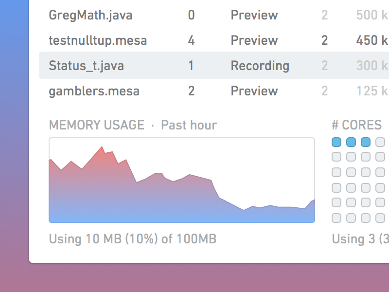 Palantir Mesa activity monitor activity monitor data data visualization big data palantir