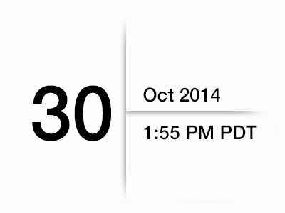 Metadata Display dates metadata table