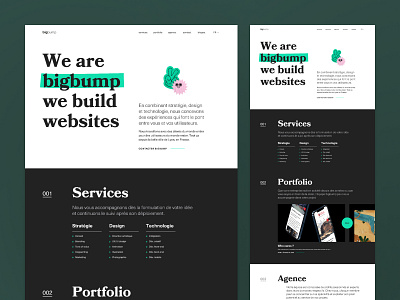 Bigbump digital agency — Branding & website