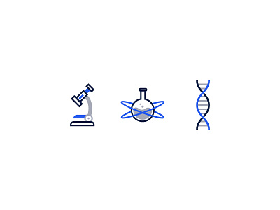 Laboratory themed icons