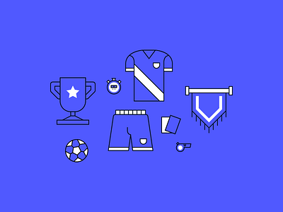 Duotone Icons Football ball cup duotone football icon icons icons set illustration illustrator jersey shirt soccer sport team vector
