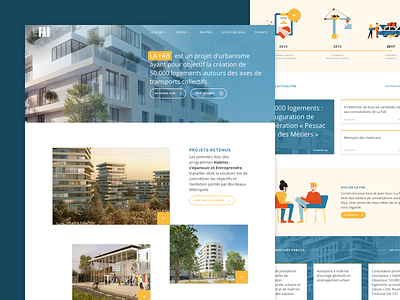 Real estate project - UI/UX Design blog france freelance home illustration lyon ui ui designer ux ux designer vector webdesign