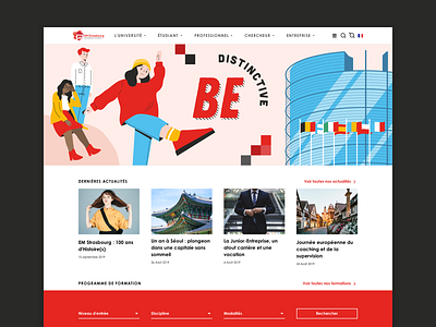 French high school - UX/UI design