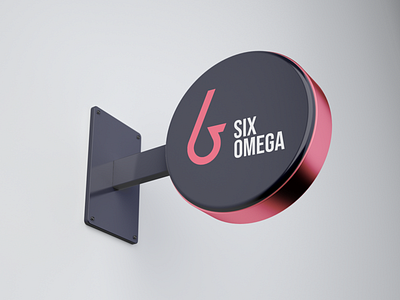 SixOmega Shop Sign Design