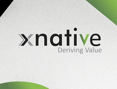 xnative logo branding colors gradients illustration logo logo design logotype typography