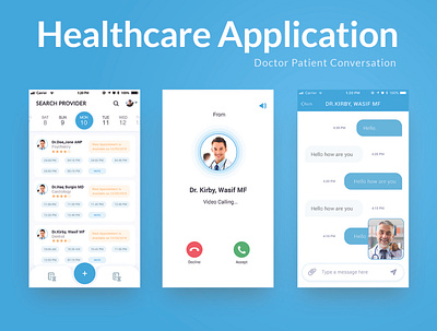 Healthcare Application application medical app ui ux