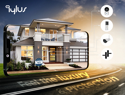 Smart Home Technologies 3d branding colors graphic design image manuplation logo ui