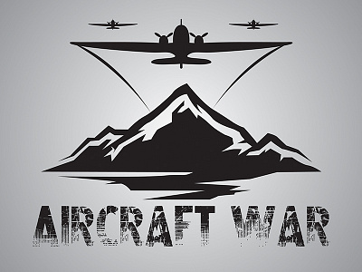 Untitled 1 aircraft logo mountains perfection plane war scene