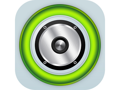 Speaker Icon application icon gradients illustration speakers