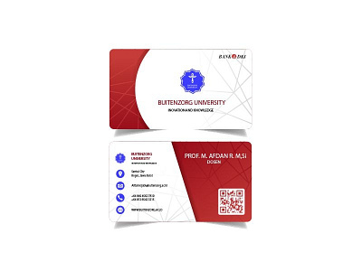 Name Card card design company logo university