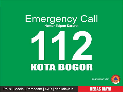 Emergency Call bnpb company design illustration