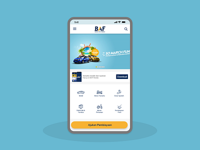 BAF (Bussan Auto Finance) Revamp baf fin tech finance finance app