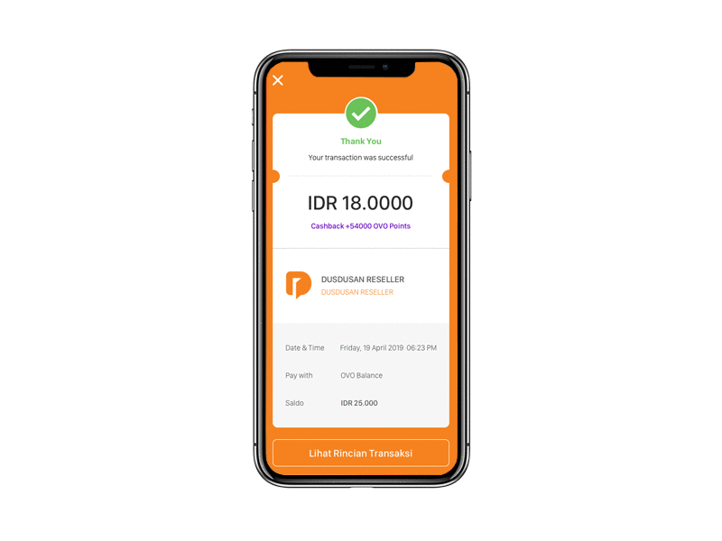 Thank You Page app dusdusan ios ovo thank you thank you card transaction