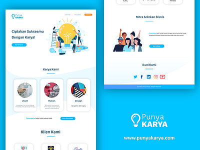 Punya Karya Landing Page