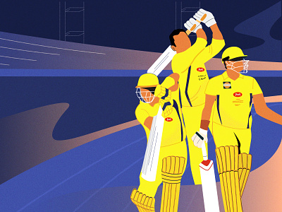 Cricket team art cricket cricketer design illustration