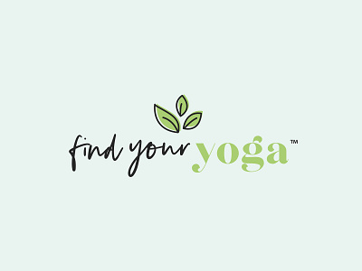 Find Your Yoga Logo brand brand design brand designer brand identity branding feminine graphic design logo logo design