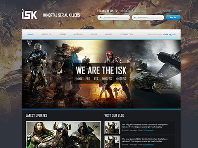ISK clan forum gaming web