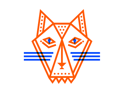 C A T art blue cat colour illustration illustrator kitten line orange