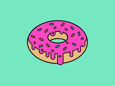 Doughnut.. donut doughnut food illustration