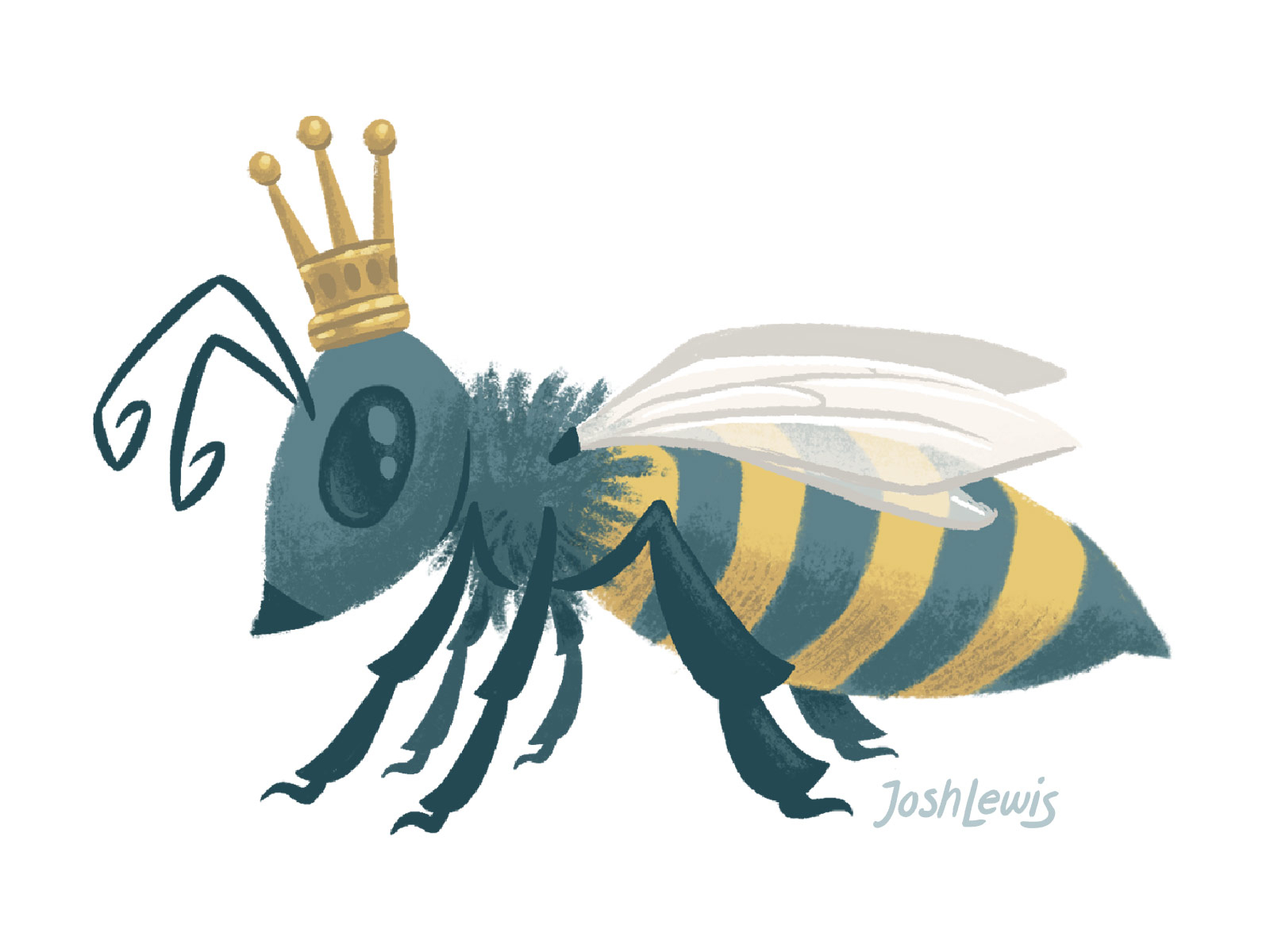 queen bee drawing