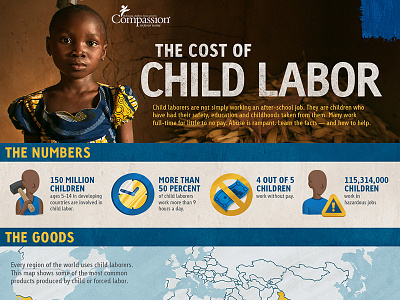 Child Labor Infographic child illustration infographic labor labour poverty