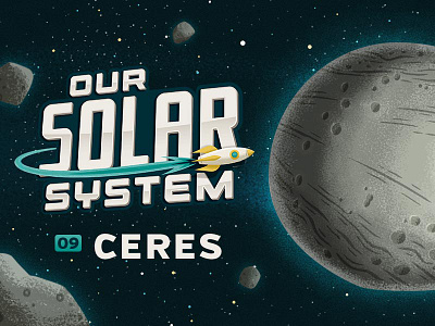 09 Ceres asteroid belt ceres children illustration kids planets science solar system space