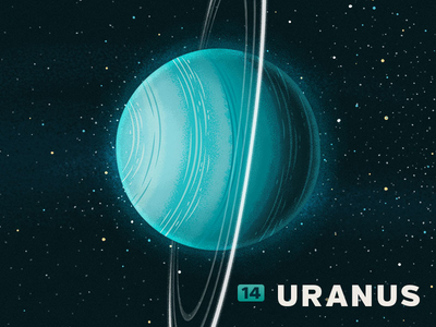14 Uranus children illustration kids planets science sketch solar system space uranus