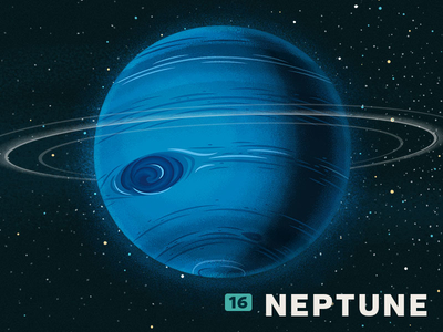 16 Neptune children illustration kids neptune planets science solar system space