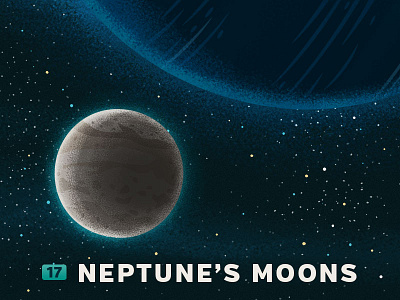 17 Neptune's Moons