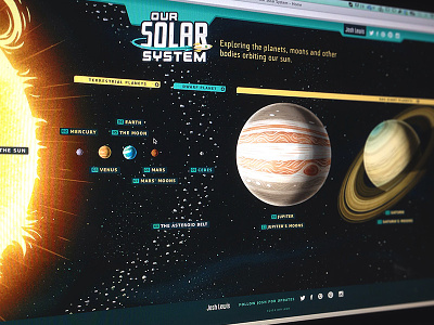 Making of Our Solar System Site