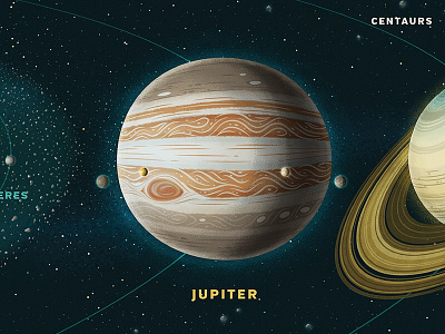 Jupiter children illustration jupiter kids cosmos planet space