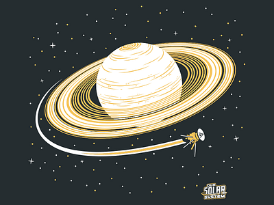 Saturn Shirt - Full cassini cotton bureau illustration illustrator nasa saturn space