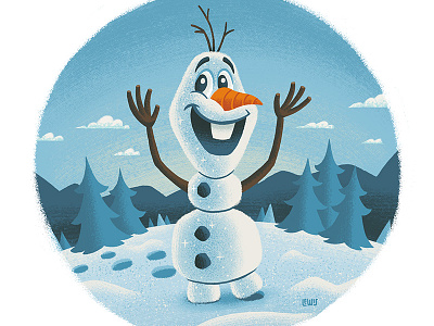 Olaf children frozen illustration kids olaf