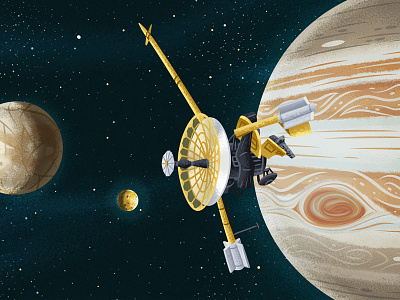 Galileo cosmos galileo illustration jupiter nasa planets solar system space stars