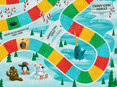 Buddy's Game Board 2 board game buddy children christmas elf illustration kids north pole