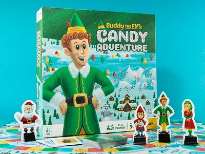 Buddy The Elf - Full Game board game buddy the elf candy children game illustration kids north pole santa
