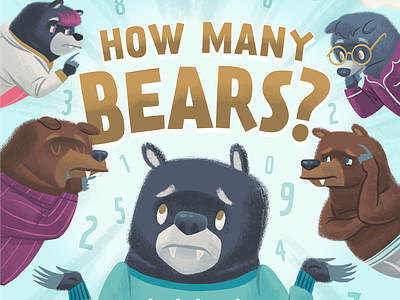 How Many Bears? Book bears books cave children childrens book counting illustration kids picture book