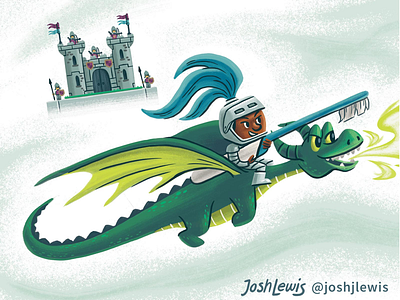 There be dragons! children childrens book dragon illustration kidlit kidlitart kids lego picture book toothbrush