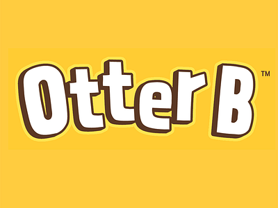 Otter B Logo books children childrens books kidlit kids kids books logo picture book