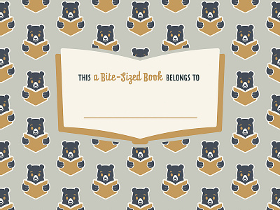 End Papers bear bear logo book childrens childrens book kids kids book logo picture book typography