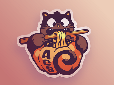 Asian Culture Society Halloween Sticker