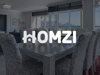 Homzi logo architecture home interior