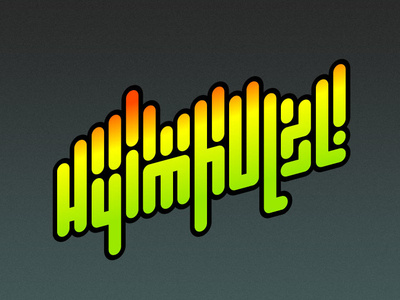 A tag for House DJ design dj eq graffiti logo spectrun typography