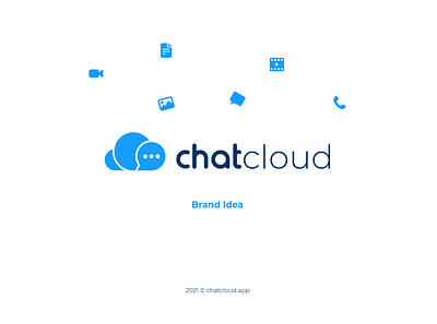 Chatcloud app LOGO branding chat design designer illustration interface logo ui uidesign uiux ux